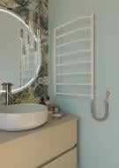 Рушникосушарка електрична Elna Трапеція 8 (810х530х135) біла з димером t Рушникосушарка електрична Elna Трапеція 8 (810х530х135) біла з димером t