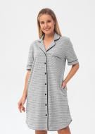 Халат домашний женский Roksana Vesta р. 46 серый 1382/16378