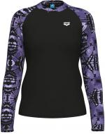 Лонгслів Arena SWIM L/S RASH VEST ALLOVER 011097-590 р.XS чорний Лонгслів Arena SWIM L/S RASH VEST ALLOVER 011097-590 р.XS чорний