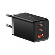 Зарядний пристрій BASEUS GaN5 Pro 65W (2xType-C+USB) + Кабель Type-C to Type-C 100W) Black