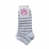 Набор носков женских Premier Socks р.23-25 белый в полоску 5 шт.