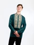 Вышиванка Эдельвика зеленый р. M 231-22/00