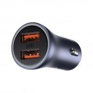 Автомобільний зарядний пристрій BASEUS Golden Contactor Pro 40W 2USB