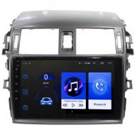 Штатная автомобильная магнитола Toyota Corolla 9 дюймов 2009-2013 сенсор WiFi GPS 4 ядра 1/16 памяти Android 6 (3607-10463)