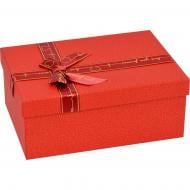 Коробка подарочная Красная "Love you forever" с бантом 23x16x9,5 см 110345163