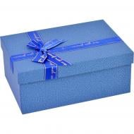 Коробка подарочная Синяя с бантом "Love you forever" 19x12x6,5 см 110345231