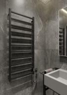 Полотенцесушитель электрический Elna Атрия Т 11 (1230*530) черный с диммером t