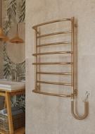 Рушникосушарка електрична Elna Каскад 8 (810х530х185) поліроване золото з діммером t