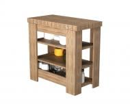 Стол-тумба трансформер Gamma Style Удобный 400(1200)x800x780мм дуб сонома/дуб сонома