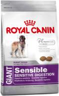 Корм сухий для дорослих собак для гігантських порід Royal Canin Giant Adult Sensible 4 кг (домашня птиця, кукурудза, рис