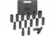 Набор головок ударных глубоких 1/2''(10-19, 21, 22, 24, 27, 30, 32 мм),в кейсе Forsage 16 шт. F-4169-5MPB