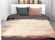 Комплект постельного белья Велюр Winter Delicate 28-0091 Ortica 143х210 см кремовый/темно-серый MirSon