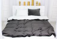 Комплект постельного белья MirSon Winter Delicate 28-0092 Papavero серый/белый