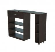 Стол-тумба трансформер Gamma Style Помошница 910(1310)x300x850мм венге/венге