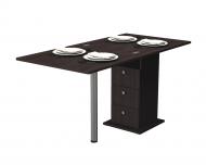 Стол-тумба трансформер Gamma Style Розмарин 700(1400)x700x750мм венге/венге