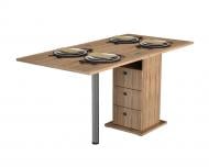 Стол-тумба трансформер Gamma Style Розмарин 700(1400)x700x750мм дуб сонома/дуб сонома