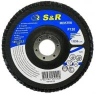 Круг лепестковый S&R Meister зачистной 125 мм P120 136125120