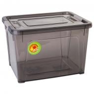 Ящик для зберігання Алеана 171017 Smart Box 1,2 л коричневий прозорий 105x120x160 мм