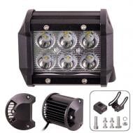 Фара рабочего света PULSO WLP-18F6 FLOOD 6LEDx3W (95x75x75 мм)10-30V/18W/6000K 18 Вт 12 В