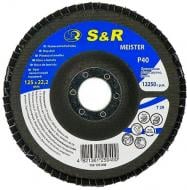 Круг лепестковый S&R Meister зачистной 125 мм P40 136125040