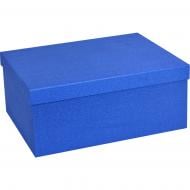 Коробка подарочная синяя"Блеск" 19x13x7,5 см 1410859101