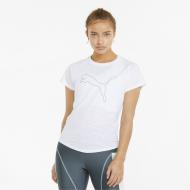 Футболка Puma RUN 5K LOGO SS TEE W 52138802 р.XL белый