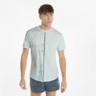 Футболка Puma RUN Graphic SS Tee M 52140220 р.S голубой