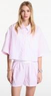 Рубашка Nike Sportswear Chill Poplin Women's Oversized Short-Sleeve Top II4228-503 р. М розовый