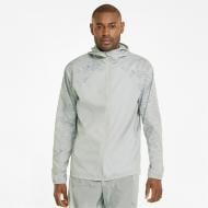 Ветровка мужская демисезонная Puma RUN GRAPHIC HOODED JACKET M 52140519 р.L серая