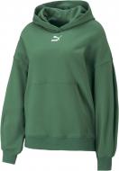 Джемпер Puma CLASSICS OVERSIZED HOODIE TR 53568437 р.L зеленый Джемпер Puma CLASSICS OVERSIZED HOODIE TR 53568437 р.L зеленый