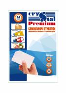 Етикетки CRYSTAL "Crystal" А4/6 105х98,6 (100 арк.)