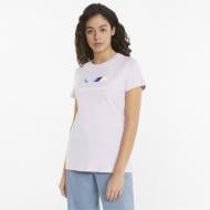 Футболка Puma BMW MMS Wmn ESS Logo Tee 53126106 р.L сиреневый