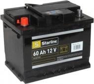 Аккумулятор автомобильный STARLINE S BE 60L-510 60Ah 510A 12V «+» слева (S BE 60L-510)