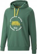 Джемпер Puma PL GRAPHIC HOODIE 53823408 р. L зеленый
