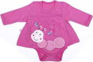 Боди детское для девочки Canini baby&kids 845 с гусеницей р.68 розовый