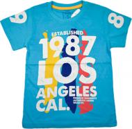 Футболка для мальчика AKKU 9069 1987 р.104 голубой