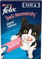 Ласощі FELIX by Purina Смачні моменти з лососем 4x10 г