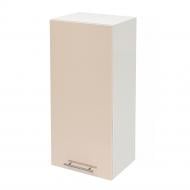 Шафа верхня Руна МВ 400х925х300 мм мигдаль глянець/білий ROKO