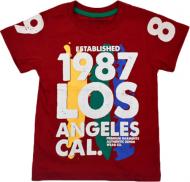 Футболка для мальчика AKKU 9069 1987 р.122 красный