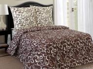 Комплект постільної білизни Вензель 1,5 коричнево-бежевий La Nuit