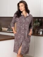 Халат домашний женский Roksana FELINA №1224/12043 р. 3XL шоколадный №1224