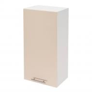 Шафа верхня Руна МВ 450х925х300 мм мигдаль глянець/білий ROKO