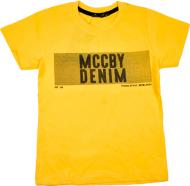 Футболка для мальчика AKKU 9026 Mccby р.116 желтый