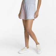 Шорты Puma Classics Block High Shorts 53460821 р. XS голубой с розовым