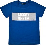 Футболка для мальчика AKKU 9026 Mccby р.134 синий