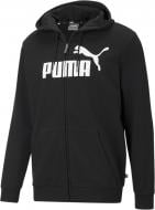 Джемпер Puma ESS Big Logo FZ Hoodie 58670001 р. 2XL черный