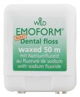 Зубная нить Dr. Wild Emoform вощена с фторидом и мятой 50 м