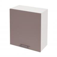 Шафа верхня Руна МВ 600х685х300 мм какао глянець/білий ROKO