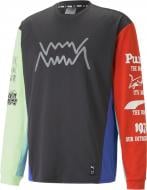 Світшот Puma INSIDE CUT JERSEY 53853301 р. L чорний