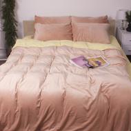 Комплект постельного белья MirSon Winter Terry 28-0018 Tansy кремовый/светло-желтый